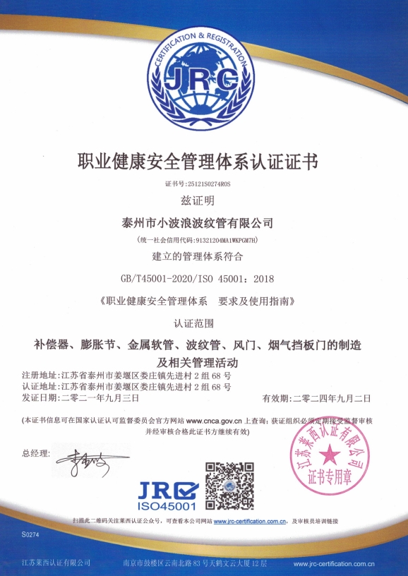 职业健康管理体系